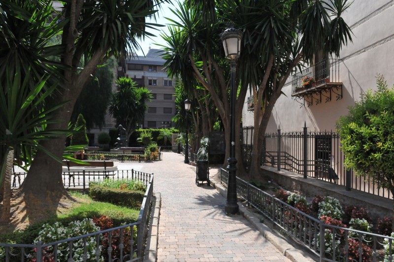 The Plaza de Concha Sandoval in Lorca