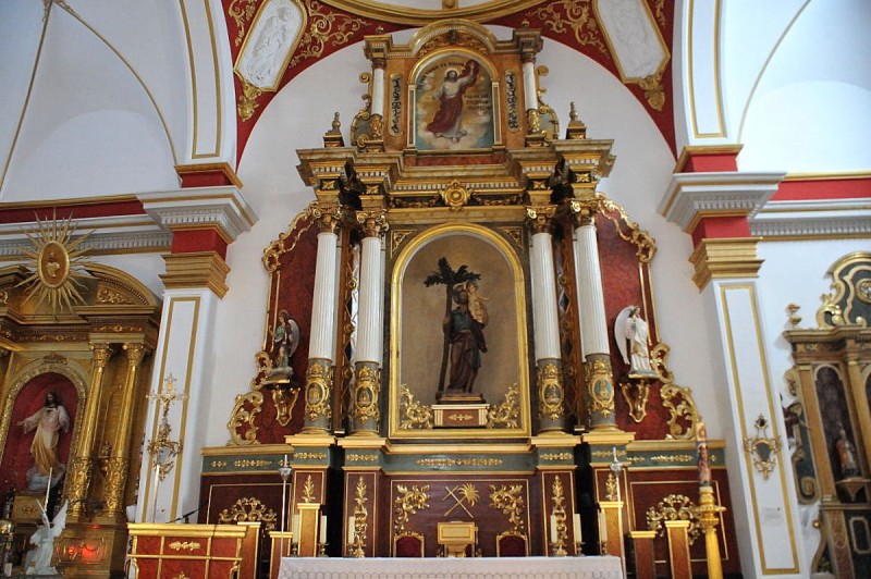 The parish church of San Cristóbal in Lorca