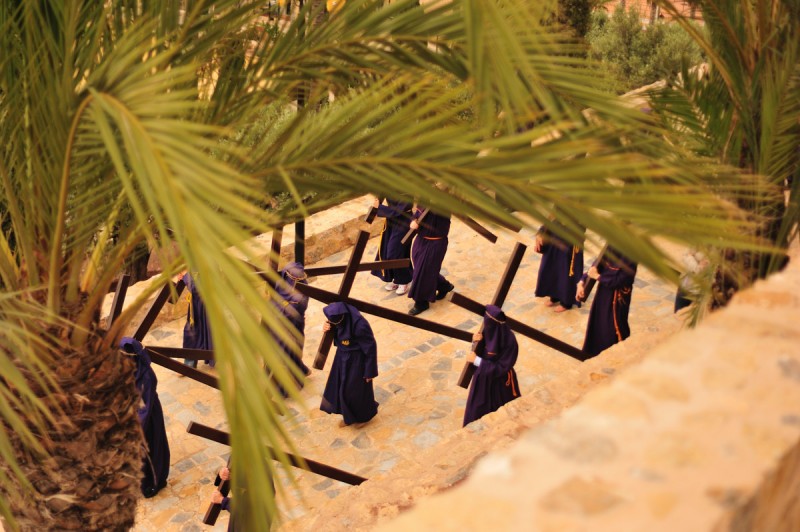 Ermita El Calvario in Lorca, the church at the end of the Via Crucis route on the Lorca Mount Calvary