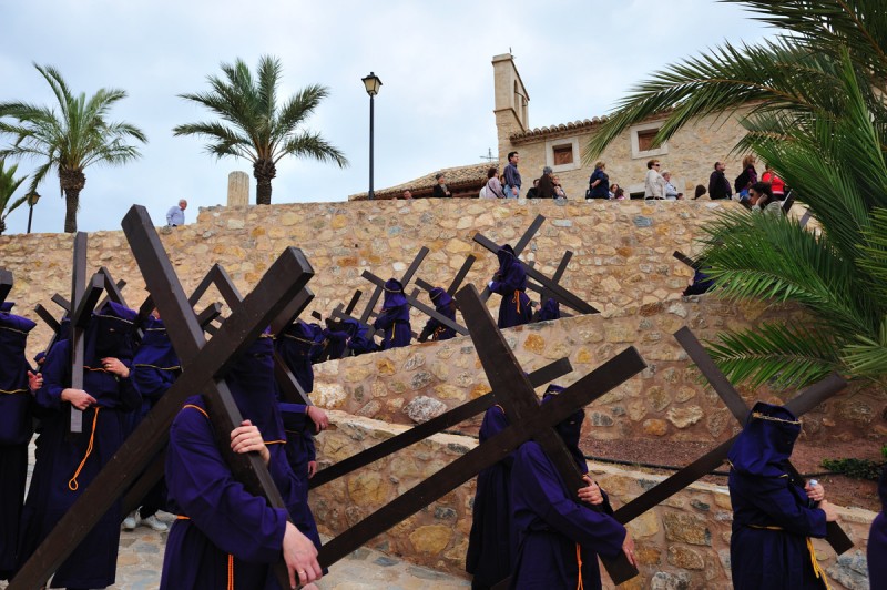 Ermita El Calvario in Lorca, the church at the end of the Via Crucis route on the Lorca Mount Calvary