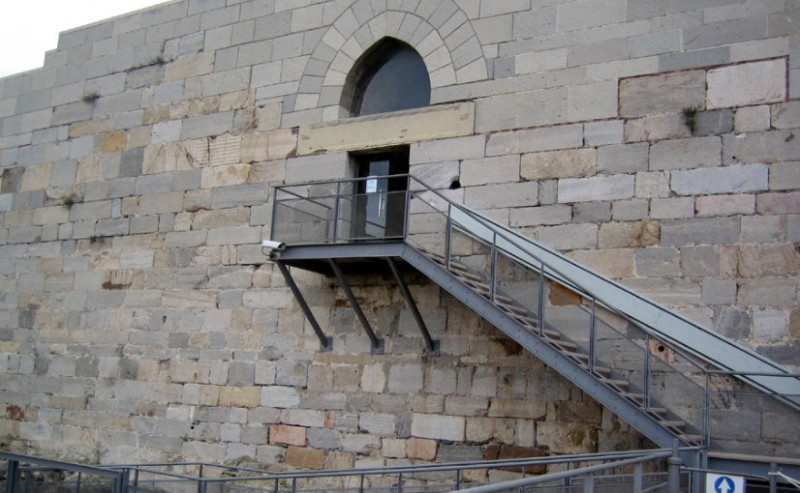 The Castillo de la Concepción, a hilltop fortress at the highest point in the historic city of Cartagena