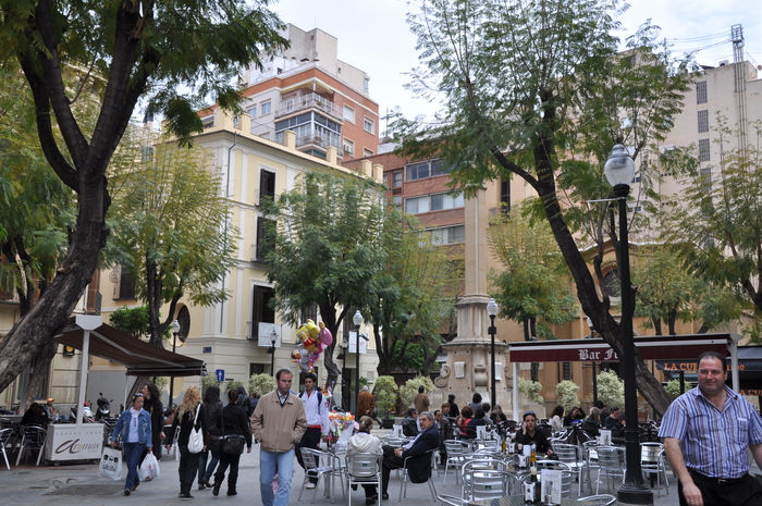 Plaza de Las Flores, city of Murcia