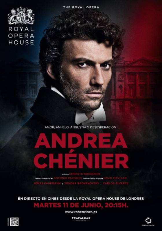 June 11 Opera streamed from the Royal Opera House at the Cinemax Almenara
