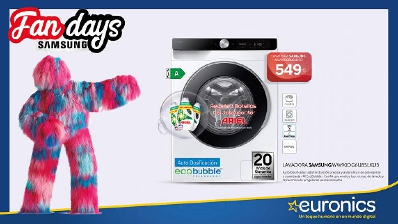 July special offers in the TJ Electricals Samsung Fans Days promotion on selected Samsung products