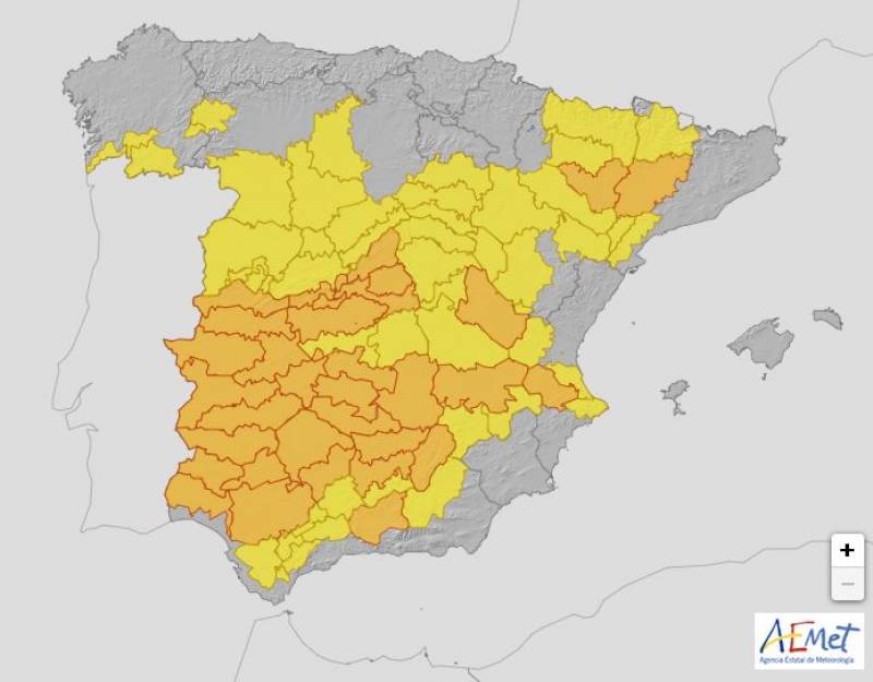 Intense temperatures rising: Spain weather forecast July 22-25