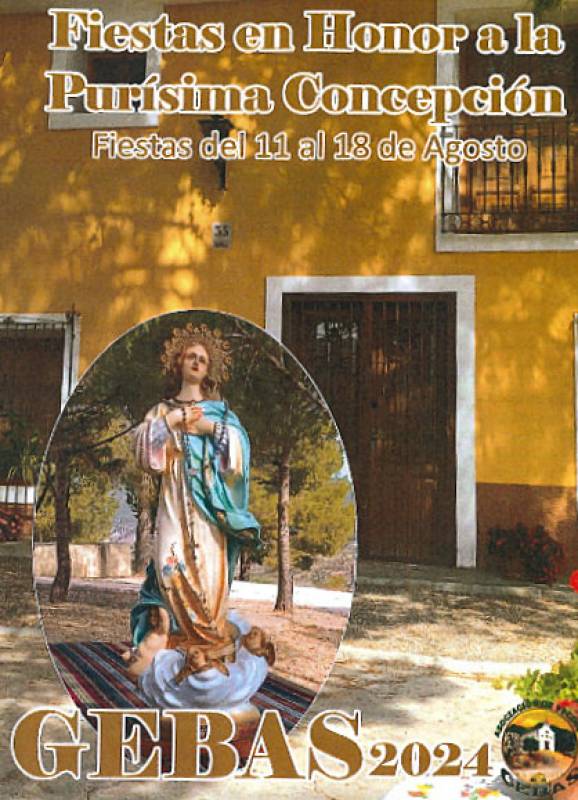 August 11 to 18 Annual fiestas of the Sierra Espuña village of Gebas in Alhama de Murcia