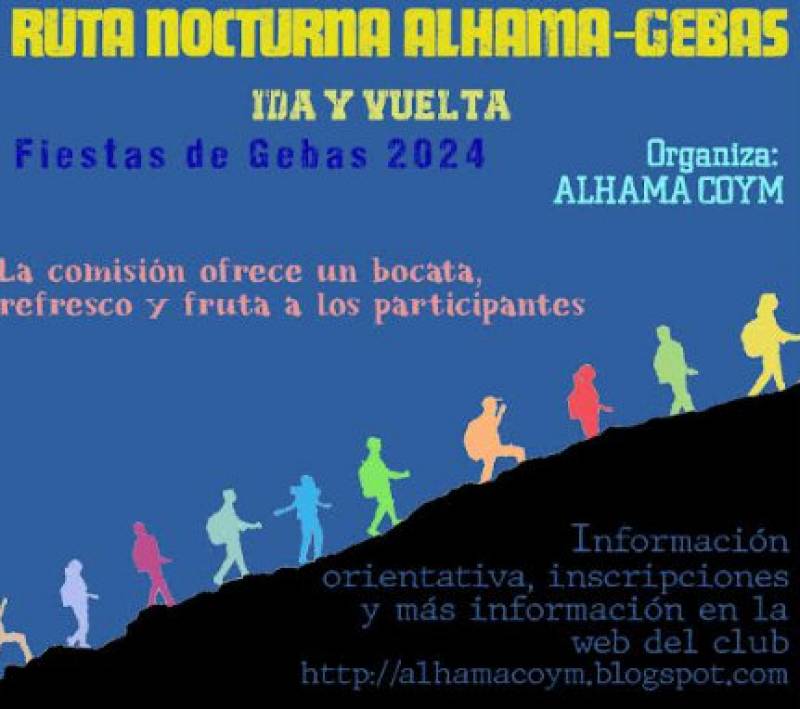 August 11 to 18 Annual fiestas of the Sierra Espuña village of Gebas in Alhama de Murcia