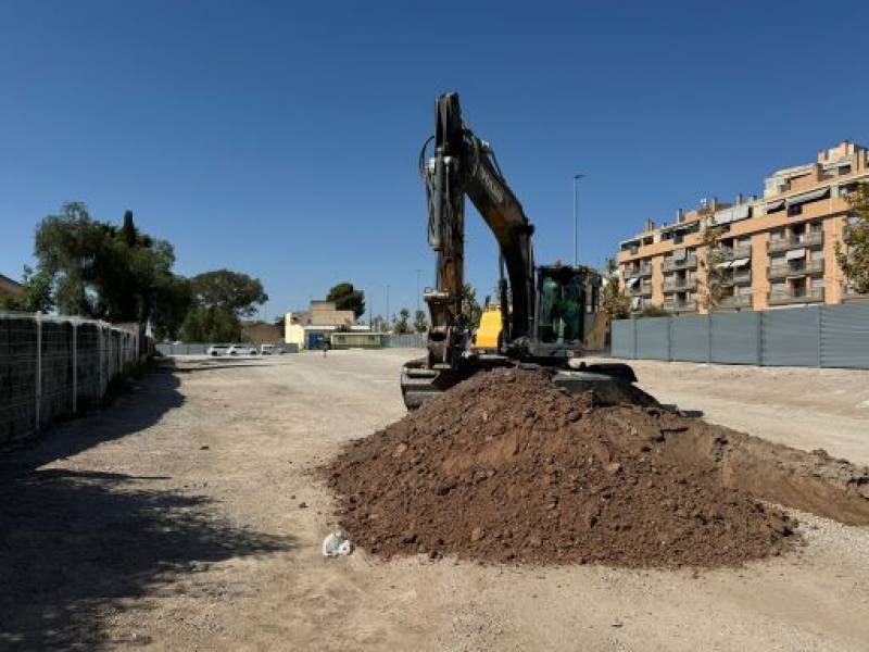 Construction begins on new car park in Lorca