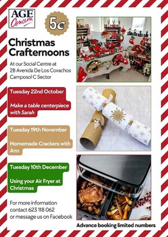 October 22 Age Concern Christmas Crafternoon 