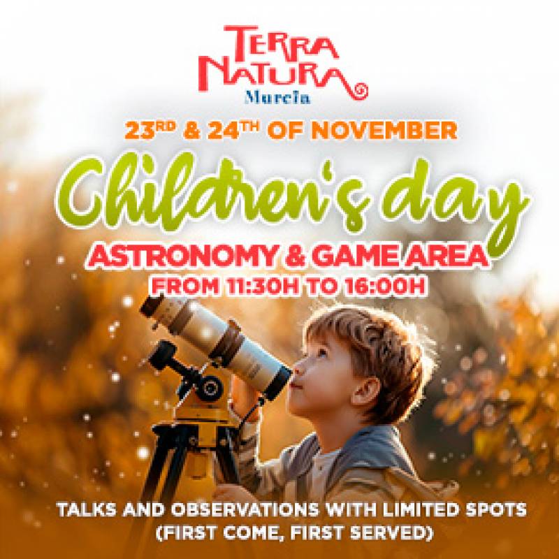 November 23 and 24 Children's Day at Terra Natura Murcia