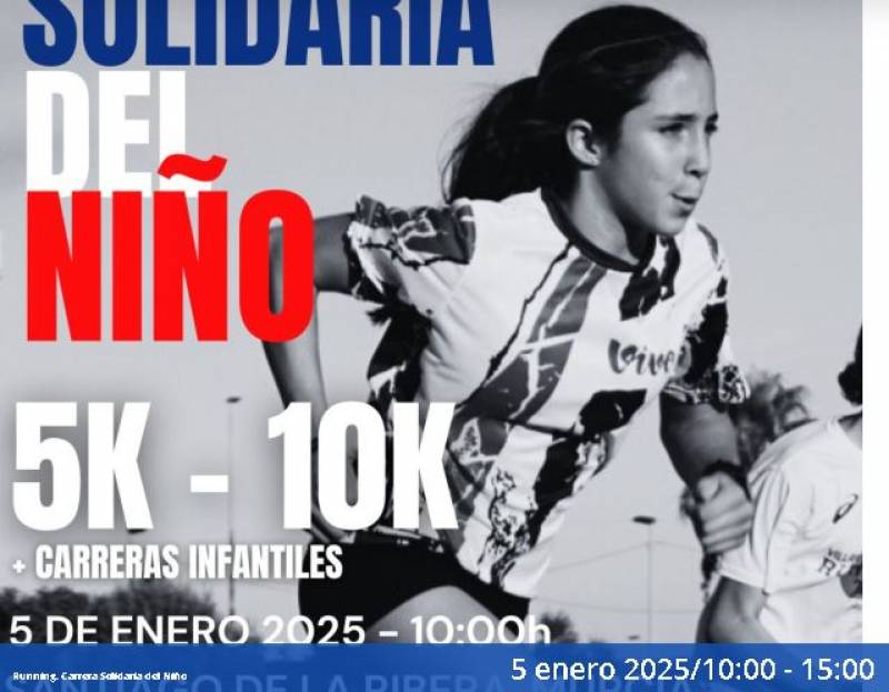 January 5 Children's Charity Fun Run in San Javier