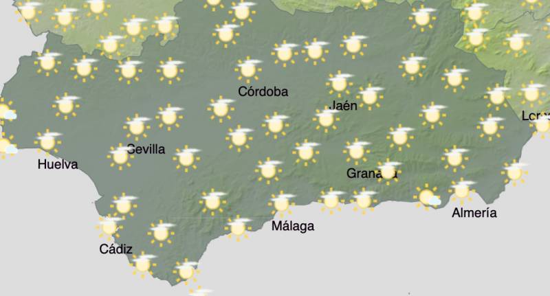 Andalucia weather forecast January 2-5: Sunshine until Saturday, rain on Sunday