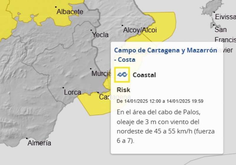 Chill in the air as rain expected this week: Murcia weather forecast January 13-19