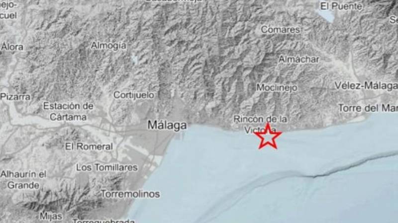 Mild earthquake felt in Rincón de la Victoria