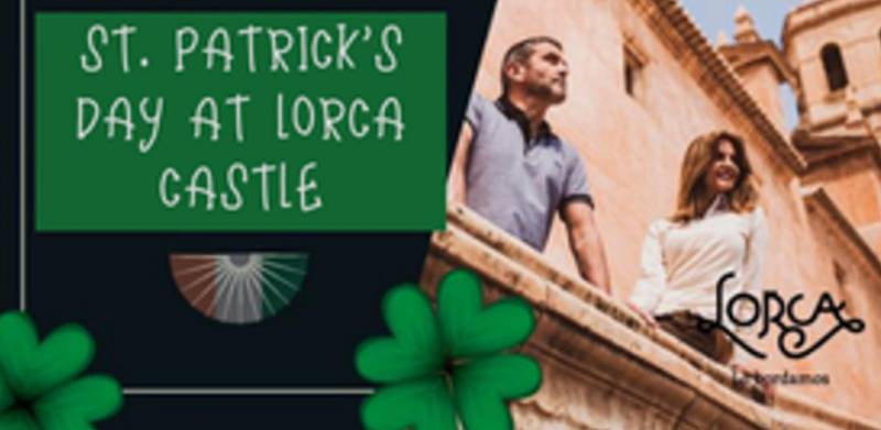 March 17 Saint Patrick’s Day in Lorca castle