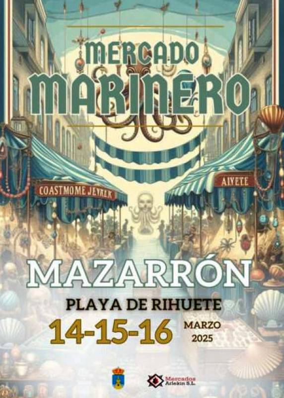 March 14 to 16 Maritime market in Puerto de Mazarrón