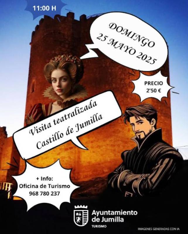 May 25 Dramatized tour of the castle of Jumilla