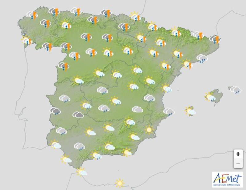 Spain weather forecast May 8-11: Stormy weekend ahead