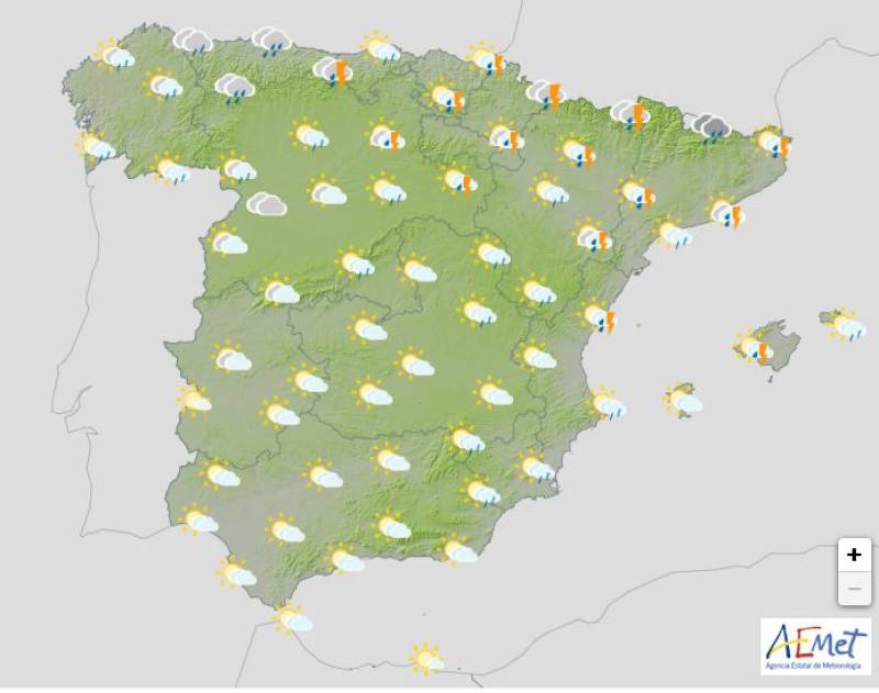 Spain weather forecast May 8-11: Stormy weekend ahead