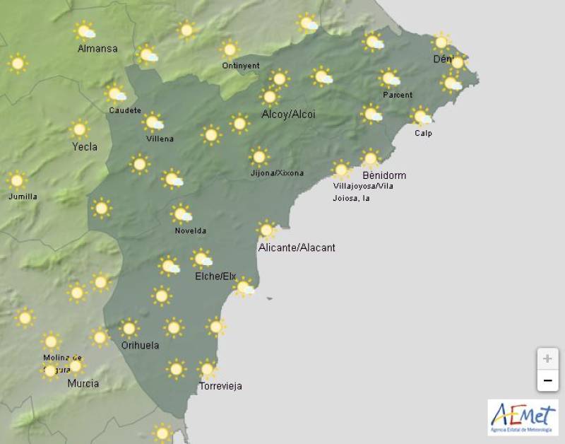 Temps shoot into the 30s: Alicante weather forecast May 26-29