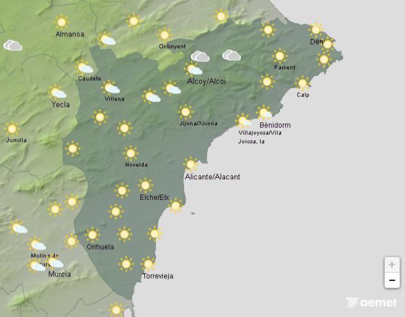 Storms this Saturday: Alicante weekend weather July 10-13