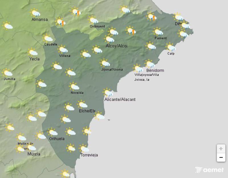 Storms this Saturday: Alicante weekend weather July 10-13