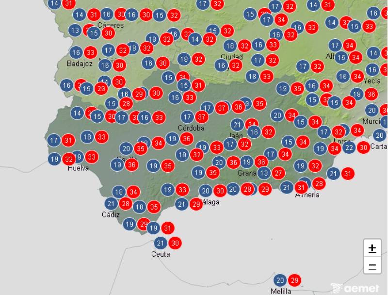 A cooler start to the autumn: Andalucía weather forecast September 1-4