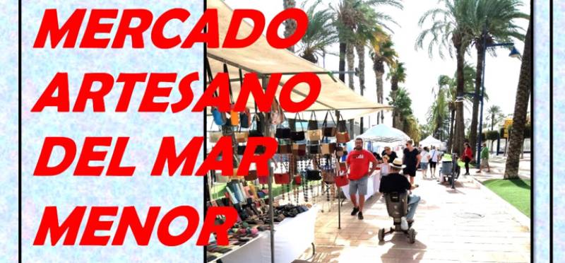 November 2 Sunday craft market in Santiago de la Ribera