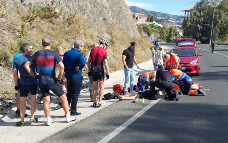 British cyclist dies on the N-340 in Granada