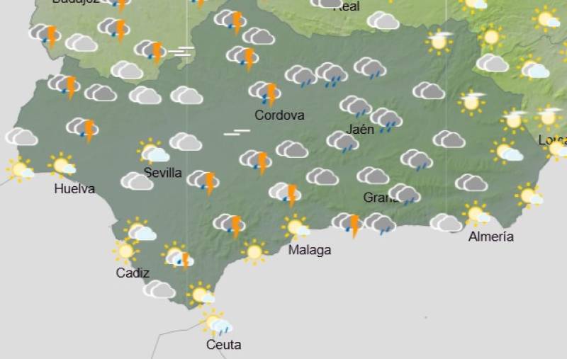 Andalucía weekly weather forecast November 17-20: A cool, unsettled week with rain, sun and chilly mornings