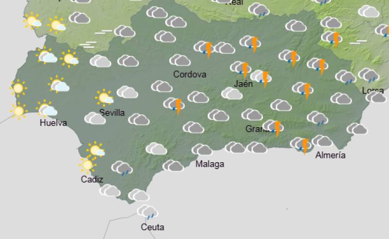 Andalucía weekly weather forecast January 5-8: Some rain, frosty starts and sunshine to end the week