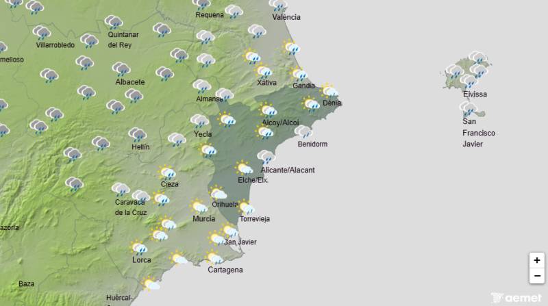 February kicks off with wind alerts and more rain: Alicante weather forecast February 2-5
