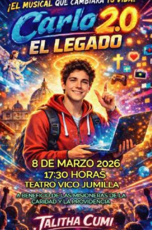 March 8 Musical about the life of Carlo Acutis in Jumilla