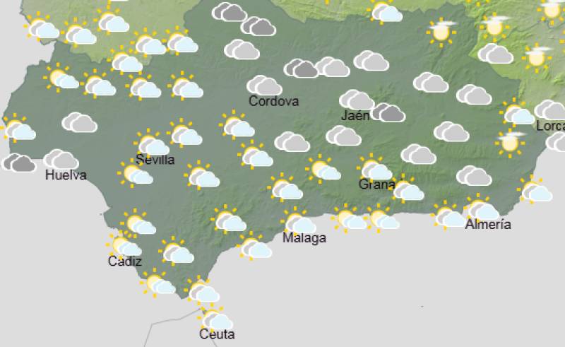 Andalucía weekly weather forecast March 16-19: Sunshine, strong easterly winds and a touch of warmth