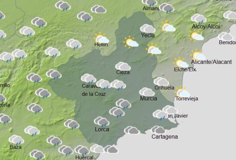 Temperatures in Murcia up to 28 degrees this week: Weather forecast April 6-9