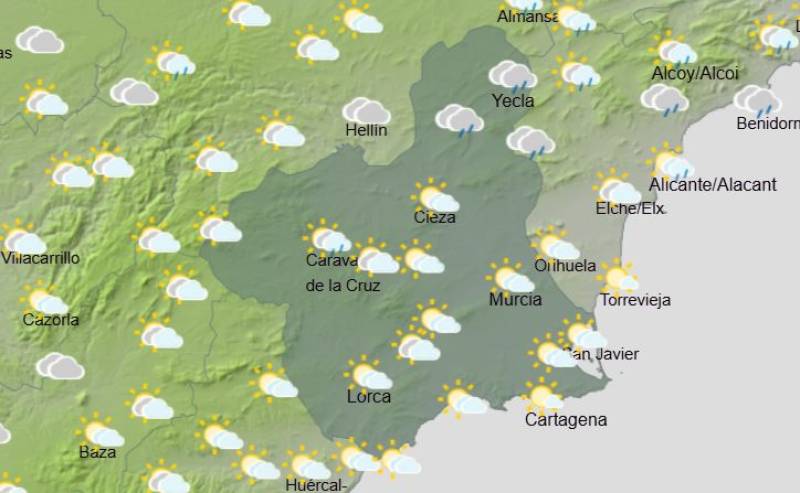 Murcia weekly weather forecast May 11-14