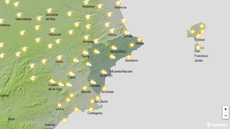 Heat alert activated as temperatures continue to rise: Alicante weather June 1-4
