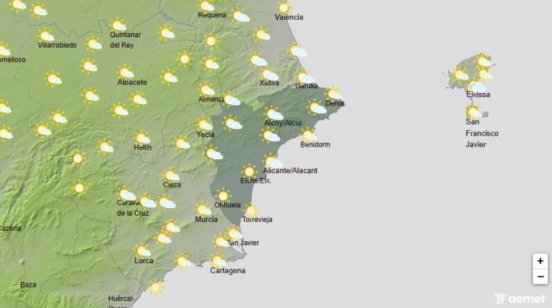 Heat alert activated as temperatures continue to rise: Alicante weather June 1-4
