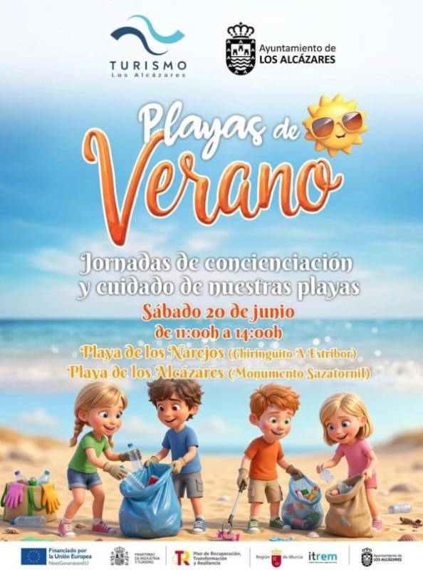 June 20 Volunteer for a morning of beach cleaning in Los Alcázares!