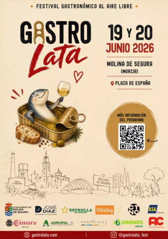 June 19-20 GastroLata, Spain's first gourmet canned food festival, comes to Molina de Segura