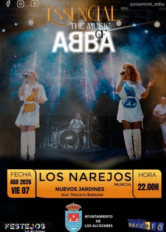 August 7 Essencial The Music of ABBA in Los Narejos