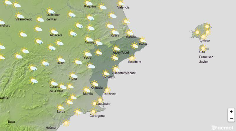 Intense heat returns with thunderstorms possible inland: Alicante weather forecast July 13-16
