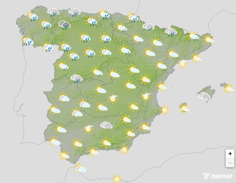 Spain weather forecast August 24-27: Storms, sunshine and a sharp temperature drop