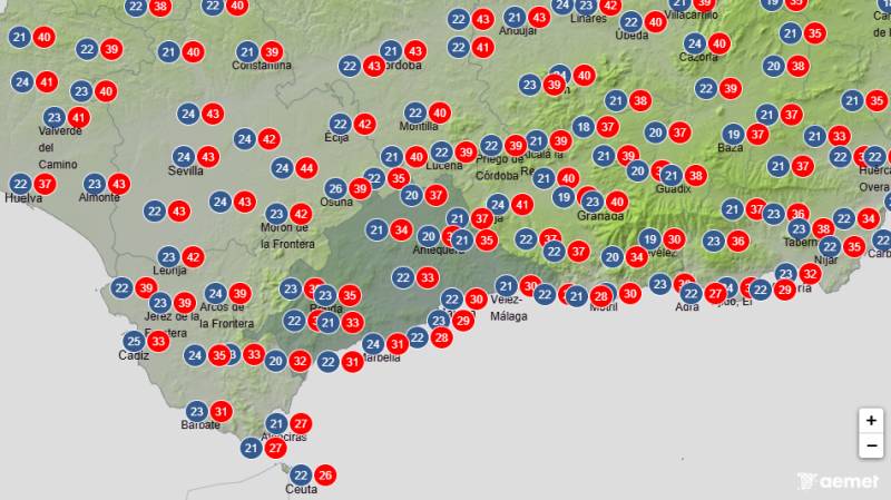 Rising temperatures, Saharan dust and storms: Andalucia weather forecast August 31-September 3