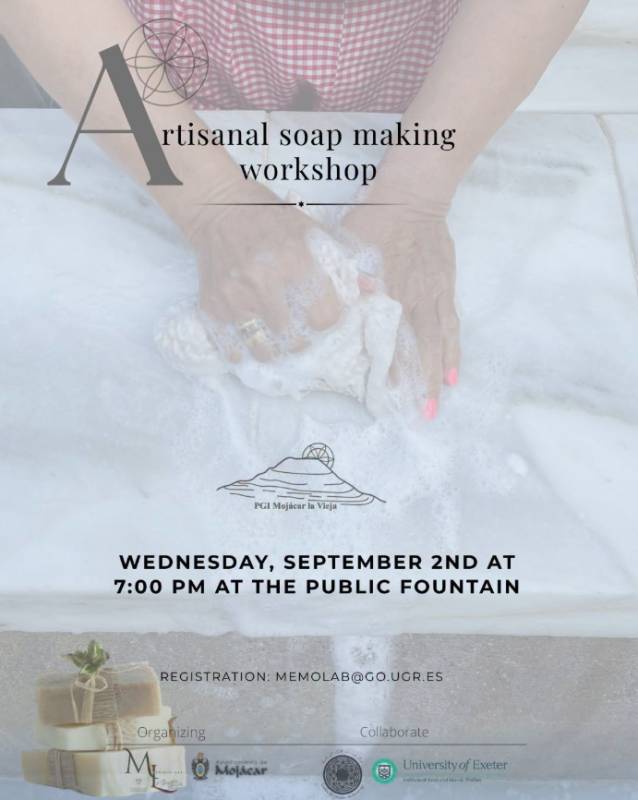 September 2 Artisan soap-making workshop in Mojácar