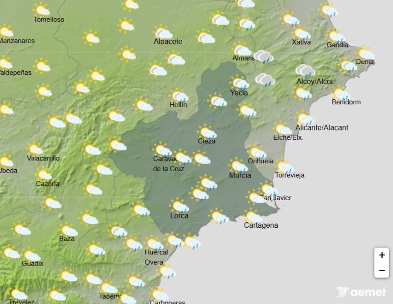 Murcia weather forecast October 12-15: Sunshine returns as temperatures reach 30°C