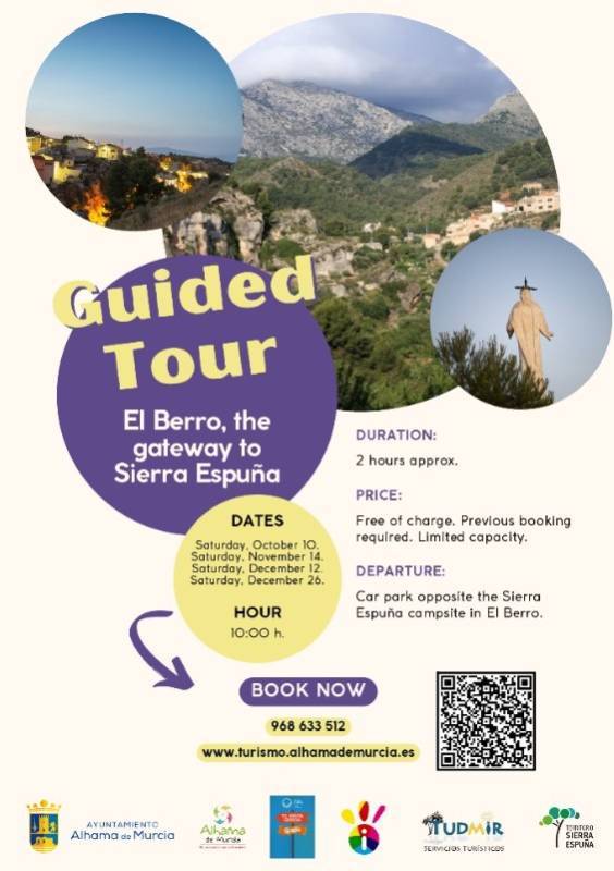 December 12 Free guided tour IN ENGLISH of El Berro, The Gateway to Sierra Espuña