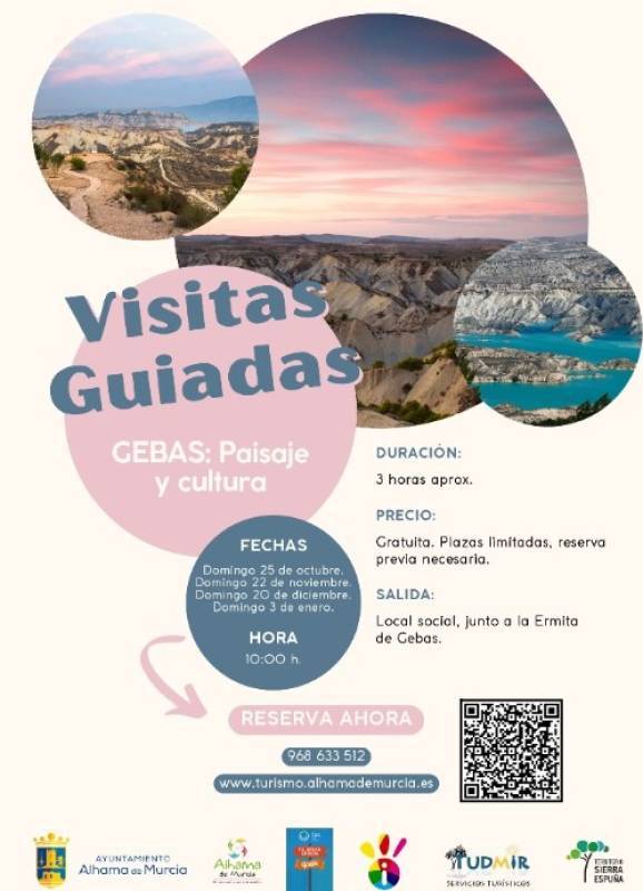 January 2 Free guided tour IN ENGLISH of Gebas in the mountains of Sierra Espuña