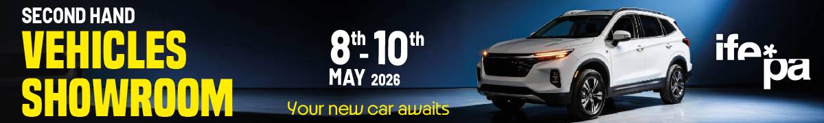 IFEPA Secondhand Vehicles Showroom 2026 Cross content